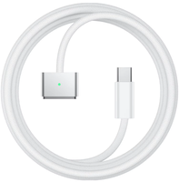 Câble de charge USB C magnétique 2/3/140W 5A charge rapide longueur 1.8M pour MacBook Pro veste en nylon tresse blindage type-c ordinateur