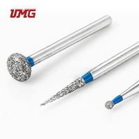 Fraise diamantée pour pièce à main haute vitesse, haute dureté, pour la fabrication de consommables dentaires