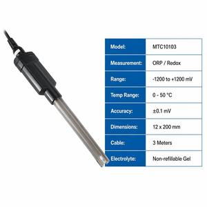 Digital ORP <b>Probe</b> Smart Sensor MTC10103 with Cable, Platinum Disc Redox Electrode for Reliable Water Quality Analysis - Product Image 3