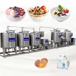 Yaourt commercial faisant la machine équipement pasteurisé de traitement de lait laitier de yaourt faisant la machine de refroidissement - Product Image 5