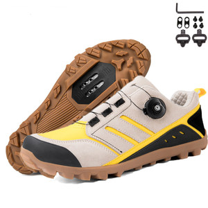Calzado de Ciclismo de Montaña sin Bloqueo, Suela Dura, Zapatos Casuales <span class=keywords><strong>MTB</strong></span> para Uso en Exteriores, <span class=keywords><strong>Zapatillas</strong></span> de Ciclismo Antideslizantes de Alta Velocidad - Product Image 6