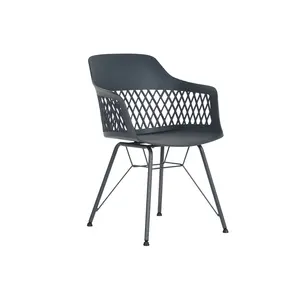 PP Metal <b>Chair</b> 57x57x80.5cm <b>Blue</b> Marine - Product Image 6