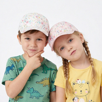 Topi Bisbol Landfond Cross-Border Best-Selling Little Flower Unisex, Model Snapback, Bernapas, Pelindung Matahari