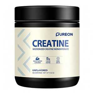 Compléments Nutritionnels <span class=keywords><strong>Optimum</strong></span> OEM, Poudre de Créatine, Pré-Entraînement, 5000 mg, Créatine Monohydrate Micronisée en Poudre, Vrac, 100 Portions - Product Image 1