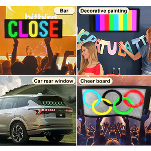 <strong>Custom</strong> Full Color Smart Digital Light Emotion Screen Led Interactive Car <strong>Display</strong> Advertising Screen Led Car Rear <strong>Window</strong> <strong>Display</strong> - Product Image 2
