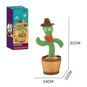 2022 vendita calda dancing <span class=keywords><strong>cactus</strong></span> per cantare danza peluche albero elettronico shake registrazione talking twisting doll kids baby game toy - Product Image 5
