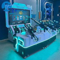 Machine de jeu de tir d'arcade à 2 joueurs 3D à pièces Fabriqué en Chine Langue anglaise Garantie 1 an