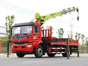 Grue montée sur camion CLW de haute qualité, hauteur de levage 20 m, système entièrement hydraulique, avec moteur, boîte de vitesses et châssis large pour remorquage - Product Image 3