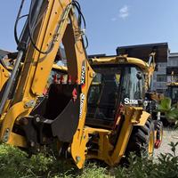 Backhoe Loader Berkualitas Tinggi 420F 7.5 Ton Mesin Konstruksi Excavator Loader untuk Penggunaan Pertanian