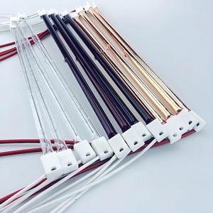 เครื่องทำความร้อนสำหรับเครื่องเป่าขวดพลาสติก, หลอดอินฟราเรดแก้วกึ่งขาว, องค์ประกอบความร้อนควอตซ์สำหรับเครื่องเป่าขวดพลาสติก - Product Image 3