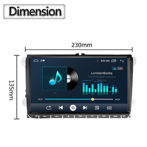 9 inch 8163/8227l VW xe Đài phát thanh xe màn hình không dây Carplay/Android tự động đổ màn hình được xây dựng trong EQ <span class=keywords><strong>Google</strong></span> bản đồ - Product Image 5