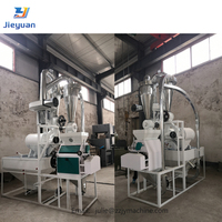 Ligne complète de production de minoterie Machines à moudre la farine de blé Traitement de broyage des grains de maïs