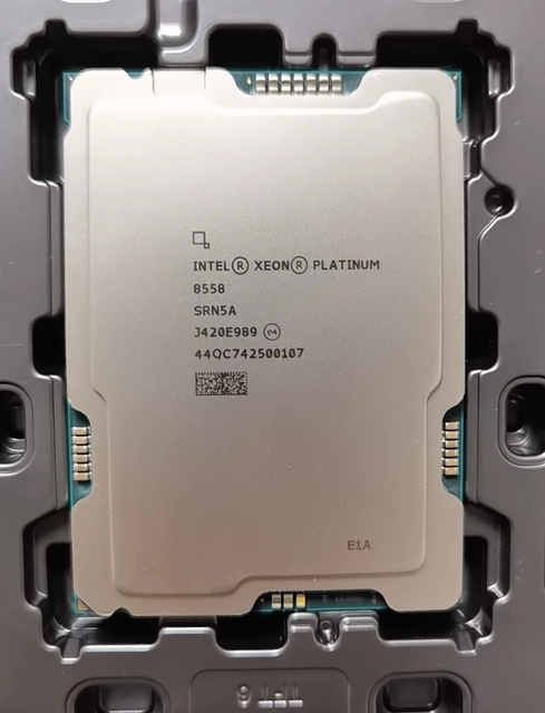 5th Gen for Xeon 8558 48-Core 96T L2 Cache 2.1GHz AI Deep Learning Training & Inference Server CPU 64-Bit Virtualization