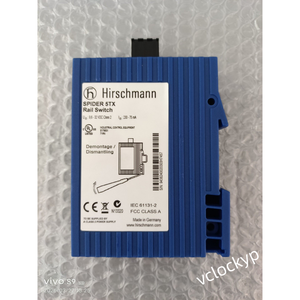 HIRSCHMANN SPIDER 5TX RAIL <b>SWITCH</b> IEC 61131-2 FCC CLASS a TESTED OKAY <b>Used</b> - Product Image 4