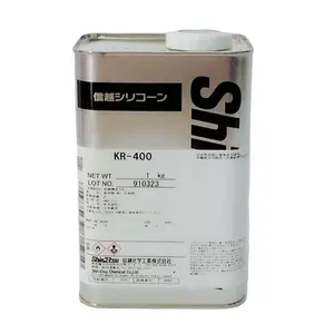 KR-400 Shin Etsu silicone resin is ready to use in high hardness coating in car and floor