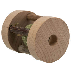 Jouet en forme de feuille 4-5 cm, cage en bois pour animaux de compagnie, jouet à mâcher - Product Image 2