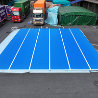 Tapis de sol gonflable sur mesure 12m x 12m en DWF Drop Stitch pour salle de sport et arts martiaux