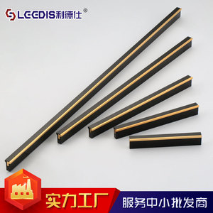 LGEDIS Aluminum Alloy Cabinet Door Handle Bar Black Minimalist Wardrobe Furniture Hardware - Product Image 4