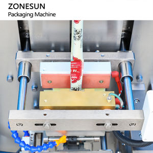 Machine de remplissage et de scellage automatique de sachets irréguliers ZONESUN ZS-FS240L, machine d'emballage VFFS pour gel énergétique en pâte - Product Image 5