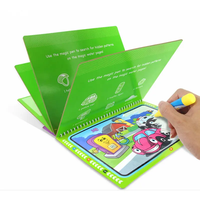 Livre de coloriage éducatif réutilisable personnalisé, livre de coloriage magique à l'eau pour enfants