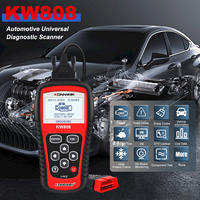Escáner de Diagnóstico OBDII/EOBD Portátil KONNWEI de Fábrica Directa, Fácil de Usar, Lector de Códigos OBDII para Automóviles KW808