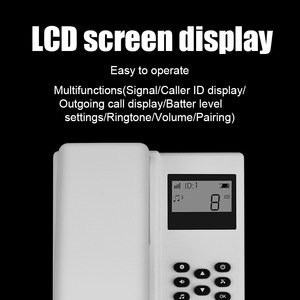 ระบบอินเตอร์คอมภายในแบบไร้สายสำหรับสำนักงานและโรงแรมพร้อมหน้าจอสัมผัสขนาด7นิ้วและพลังงานแบตเตอรี่ - Product Image 3