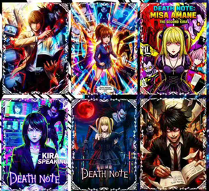 การ์ดสะสม XINGHE <span class=keywords><strong>Death</strong></span> Note ลายศิลปะหายาก ยาคามิ ไลท์ มิซามิซ่า การ์ดเกมสำหรับเด็ก ของเล่นสะสม ของขวัญ - Product Image 2