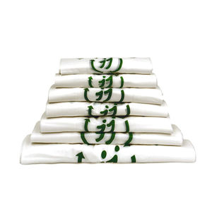 Camiseta Compostable Heavy Duty Camiseta Bolsa Logo Color puro Ecológico Reutilización Bolsa de compras Solución de embalaje biodegradable - Product Image 5