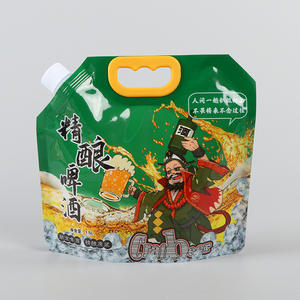 Bolsa de PE con Cierre Zip, Portátil, Autoaspirante, Reciclable, Resistente al Polvo, para Almacenamiento de Cerveza Artesanal, Condimentos y Supermercados - Product Image 1