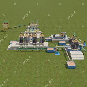 הפרדת כרייה בקצב ריכוז גבוה 30 טון מפעל לעיבוד חול סיליקה