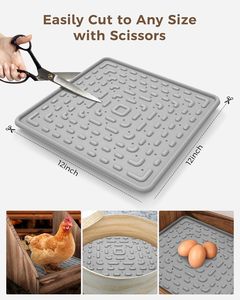 Bán buôn tùy chỉnh có thể giặt làm tổ <span class=keywords><strong>Pads</strong></span> gà làm tổ hộp gà bộ đồ giường cho gà Coop - Product Image 5