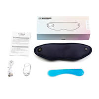 Masseur de soins des yeux Massage vibrant Masque pour les yeux multifonction Équipement de massage des yeux chauds et froids avec compression de chaleur