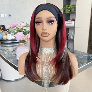 Perruques synthétiques à dentelle frontale résistantes à la chaleur, couleur arc-en-ciel, courtes, avec racine naturelle, sans colle, pour femmes - Product Image 5