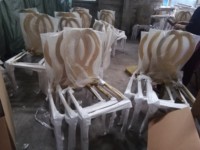 Chaise papillon en acier inoxydable de style traditionnel pour banquet, restaurant, café, loisirs, salle à manger, mariage
