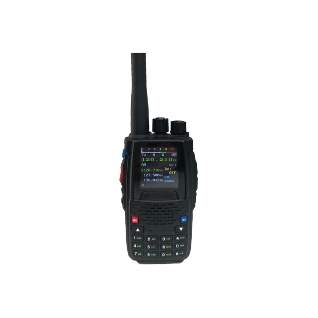 QYT KT-A16 6W Analog Air Band Transmitter Walkie Talkie TX 118.000-136.999MHz RX 108.0000-136.999MHz Aviation 200 CH VOX IPX7