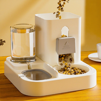 Distributeur d'eau et de nourriture pour chat 2 en 1, grande capacité, alimentation par gravité