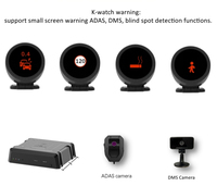 4G Dashcam ADAS-systeem DMS-camera Dubbele lens video recorder Navigatie GPS-trackingapparaat met CMSV6 CMSV7 1 jaar garantie