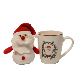 Hot Selling New Bone China Cups Gift Coffee Tea Milk Cups Custom Ceramic Mug With Toys