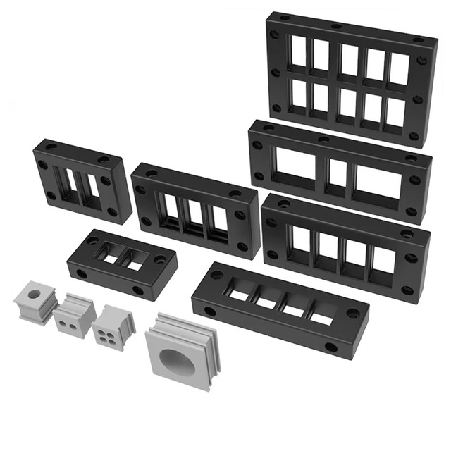 CES Wall-Through Panel Plastic ABS Cable Entry Frame Sealed Threading Cable Management Kit