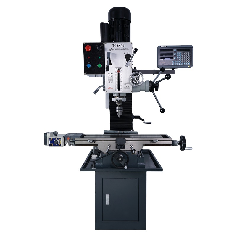 New Bench Milling Machine Is an Industrial and Household Drilling Machine and Manual Milling Machine Featuring Drilling Function