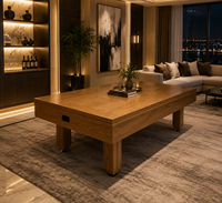 Table de hockey sur air de luxe sur mesure, table de jeu en bois faite à la main pour la maison et le club