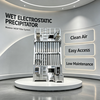 Precipitador Electrostático (ESP) Industrial para Sistemas Húmedos, para la Producción de Fibra de Carbono, Sistema de Pulido de Gases de Escape de Hornos, Sistema de Limpieza