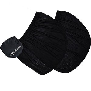 Noir 2 pièces meilleur Flexible Nylon maille chaussette Sox <span class=keywords><strong>voiture</strong></span> parasol - Product Image 4