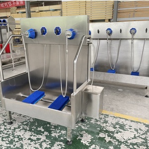 Lave-chaussures manuel pour 2 personnes, nettoyeur de chaussures industriel manuel, réservoir de lavage - Product Image 3