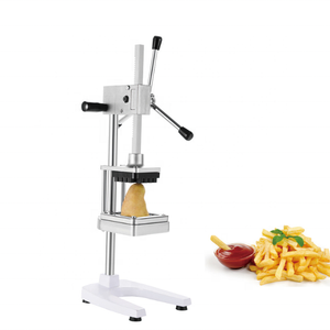 Cortadora de <span class=keywords><strong>Papas</strong></span> Manual <span class=keywords><strong>Vertical</strong></span> Pequeña, Máquina Comercial para Hacer <span class=keywords><strong>Papas</strong></span> Fritas, Cortadora de Tiras de Tres Cuchillas para Uso Doméstico - Product Image 1