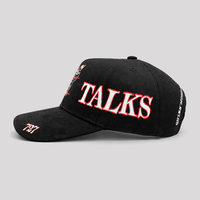 Casquette de baseball en daim réglable avec écusson métallique brodé 3D en strass, personnalisable, élégante, de créateur, à faible MOQ