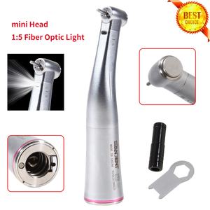 Vente chaude! Dentaire 1:5 Augmentation Fibre Optique LED <span class=keywords><strong>Contre</strong></span> <span class=keywords><strong>Angle</strong></span> Mini Tête Triple Pulvérisation Basse Vitesse Pièce À Main Fit <span class=keywords><strong>NSK</strong></span> Électrique - Product Image 2