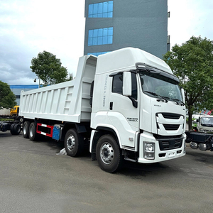 รถบรรทุกดัมพ์ ISUZU GIGA 8x4 ใหม่จากโรงงาน เครื่องยนต์ดีเซล 12 ล้อ เกียร์ธรรมดา กระบะยกข้างซ้าย ขายในจีน มาตรฐานไอเสียยูโร 2/ยูโร 6 - Product Image 2