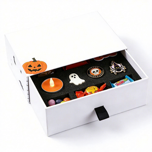 Offre Spéciale : Coffret Cadeau Halloween Personnalisé avec Logo pour Enfants, Emballage en Papier, Boîte Créative pour Bonbons avec Insert en Mousse - Product Image 3