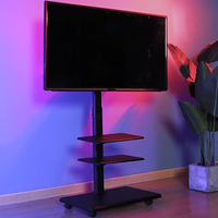 Soporte de TV móvil moderno para pantalla plana de 26 a 65 pulgadas, soporte universal para pantalla plana, con pantalla LCD rodante, ICD de Plasma universal, con montaje universal, en pantalla de 30 a 50 cm